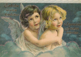 ANGE NOËL Vintage Carte Postale CPSM #PAH591.A - Anges