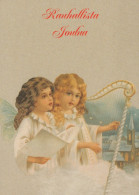 ENGEL WEIHNACHTSFERIEN Feiern & Feste Vintage Ansichtskarte Postkarte CPSM #PAH502.A - Anges