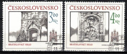 Tchécoslovaquie 1986 Mi 2873-4 (Yv 2686-7), Obliteré - Usados