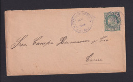 1895 - 5 C. Ganzsache Ab Cochambana Nach Chile - Bolivie