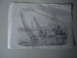 PHILIPPINES GRAVURE 1850   BOATS Fattera HESPARECCIA MANILLA  MORE PURHASES 10% DISCOUNT - Filipinas