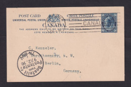 1898 - 2 C. Ganzsache (P 22) Ab Ottawa Nach Berlin - Storia Postale