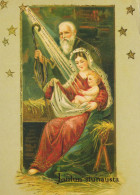 Virgen Mary Madonna Baby JESUS Christmas Religion Vintage Postcard CPSM #PBB902.A - Virgen Maria Y Las Madonnas