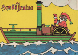 SANTA CLAUS Happy New Year Christmas Vintage Postcard CPSM #PBB227.A - Santa Claus