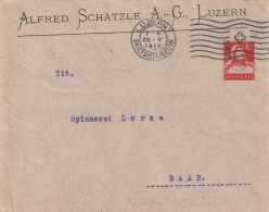 Suisse Entier Postal Privé Luzern 1915 - Postwaardestukken