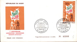 NIGER FDC 1964 EUROPAFRIQUE - Níger (1960-...)