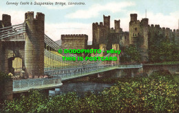 R561911 Llandudno. Conway Castle And Suspension Bridge. Richmond Lld. No. Sole - Monde
