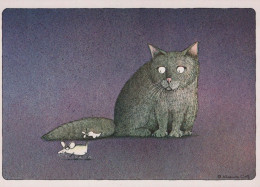 GATO GATITO Animales Vintage Tarjeta Postal CPSM #PBQ754.A - Cats