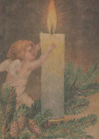 ENGEL Weihnachten Vintage Ansichtskarte Postkarte CPSM #PBP341.A - Angels