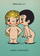 ENFANTS HUMOUR Vintage Carte Postale CPSM #PBV406.A - Tarjetas Humorísticas