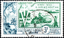 OCEANIA FRANCESE, POLINESIA, FRENCH POLYNASIA, COMM., 1954, USATI Mi:FR-OC 239, Scott:FR-OC C22, Yt:FR-OC PA31 - Gebraucht