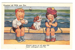 ***   WIJK  AAN  ZEE   ***  -  Groeten Uit Wijk Aan Zee / Waarom Geven Ze Mij Geen Lik ?..  -    Zie / Voir / See Scan's - Wijk Aan Zee