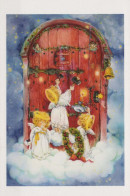 ANGELO Buon Anno Natale Vintage Cartolina CPSM URSS #PAU328.A - Anges