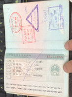 VIET NAMESE-OLD-ID PASSPORT VIET NAM-PASSPORT Is Still Good-name-hung Trung-2009-1pcs Book - Colecciones