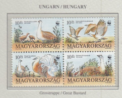 HUNGARY 1994 WWF Birds Ducks Mi 4282-4285 MNH(**) Fauna 505 - Anatre