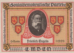10 PFENNIG 1921 Stadt EMDEN Hanover UNC DEUTSCHLAND Notgeld Banknote #PB230 - [11] Emissioni Locali