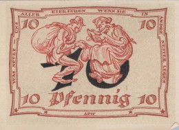 10 PFENNIG 1921 Stadt ARNSTADT Thuringia UNC DEUTSCHLAND Notgeld Banknote #PI490 - [11] Emissioni Locali
