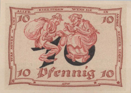 10 PFENNIG 1921 Stadt ARNSTADT Thuringia UNC DEUTSCHLAND Notgeld Banknote #PA073 - [11] Emissioni Locali
