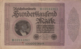 100000 MARK 1923 Stadt BERLIN DEUTSCHLAND Papiergeld Banknote #PL135 - [11] Emissioni Locali