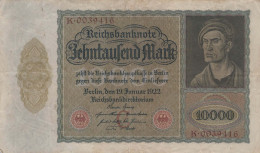 10000 MARK 1922 Stadt BERLIN DEUTSCHLAND Papiergeld Banknote #PL330 - Lokale Ausgaben