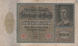 10000 MARK 1922 Stadt BERLIN DEUTSCHLAND Papiergeld Banknote #PL165 - [11] Local Banknote Issues