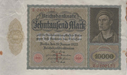 10000 MARK 1922 Stadt BERLIN DEUTSCHLAND Papiergeld Banknote #PL158 - [11] Emisiones Locales