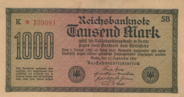 1000 MARK 1922 Stadt BERLIN DEUTSCHLAND Papiergeld Banknote #PL460 - [11] Local Banknote Issues