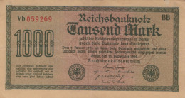 1000 MARK 1922 Stadt BERLIN DEUTSCHLAND Papiergeld Banknote #PL377 - [11] Lokale Uitgaven