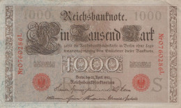 1000 MARK 1910 DEUTSCHLAND Papiergeld Banknote #PL360 - Lokale Ausgaben