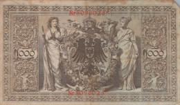 1000 MARK 1910 DEUTSCHLAND Papiergeld Banknote #PL302 - [11] Local Banknote Issues