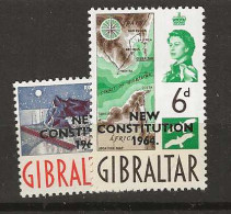 1964 MNH Gibraltar Mi 167-68 Postfris ** - Gibraltar