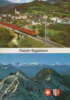 TREN TRANSPORTE Ferroviario Vintage Tarjeta Postal CPSM #PAA683.ES - Treni