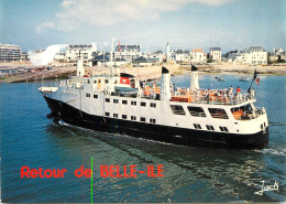 Navigation Sailing Vessels & Boats Themed Postcard Retour De Belle Ile Pleasure Cruise - Segelboote