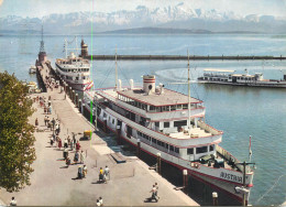 Navigation Sailing Vessels & Boats Themed Postcard Konstanz Am Bidensee Pleasure Cruise - Voiliers