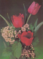 FLEURS Vintage Carte Postale CPSM #PAR438.FR - Fleurs