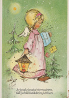 ANGE NOËL Vintage Carte Postale CPSM #PAJ015.FR - Angeli