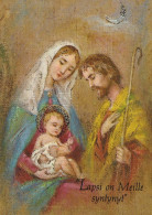 Virgen María Virgen Niño JESÚS Navidad Religión Vintage Tarjeta Postal CPSM #PBP930.ES - Vierge Marie & Madones