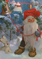 WEIHNACHTSMANN SANTA CLAUS WEIHNACHTSFERIEN Vintage Postkarte CPSM #PAK019.DE - Santa Claus
