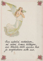 ENGEL WEIHNACHTSFERIEN Feiern & Feste Vintage Ansichtskarte Postkarte CPSM #PAH458.DE - Anges