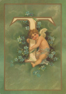 ENGEL WEIHNACHTSFERIEN Feiern & Feste Vintage Ansichtskarte Postkarte CPSM #PAH324.DE - Anges