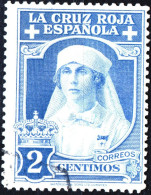 SPAGNA, SPAIN, CROCE ROSSA, RED CROSS, 1926, USATI Mi:ES 299, Scott:ES B2, Yt:ES 288A - Oblitérés