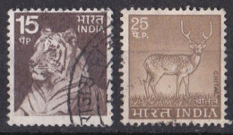 Inde  - 1970  1979 -   Y&T  N °   401  Et  402   Oblitérés - Oblitérés