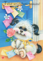 CHIEN Animaux Vintage Carte Postale CPSM #PBQ583.FR - Hunde