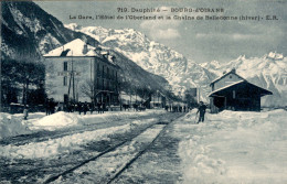 France - Le Dauphine - Bourg D'Oisans - La Gare - 1920 - Andere & Zonder Classificatie