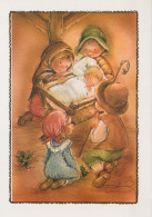 ENFANTS Scène Paysage Bébé JÉSUS Vintage Carte Postale CPSM #PBB580.FR - Scènes & Paysages