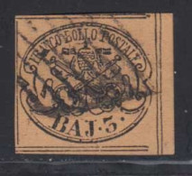 Etats Pontificaux 1852 Yvert 4b (o) B Oblitere(s) - Estados Pontificados