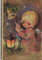 ANGELO Buon Anno Natale Vintage Cartolina CPSM #PAJ338.IT - Angels