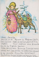 ANGELO Buon Anno Natale Vintage Cartolina CPSM #PAJ017.IT - Engel