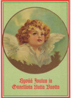 ANGELO Buon Anno Natale Vintage Cartolina CPSM #PAH521.IT - Angels