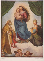 Jungfrau Maria Madonna Jesuskind Religion Vintage Ansichtskarte Postkarte CPSM #PBQ129.DE - Virgen Maria Y Las Madonnas